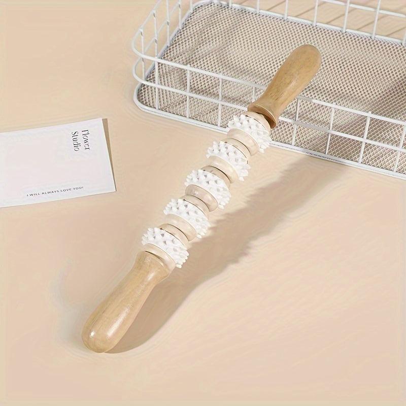 Wooden Massage Roller Stick for Muscle Relaxation