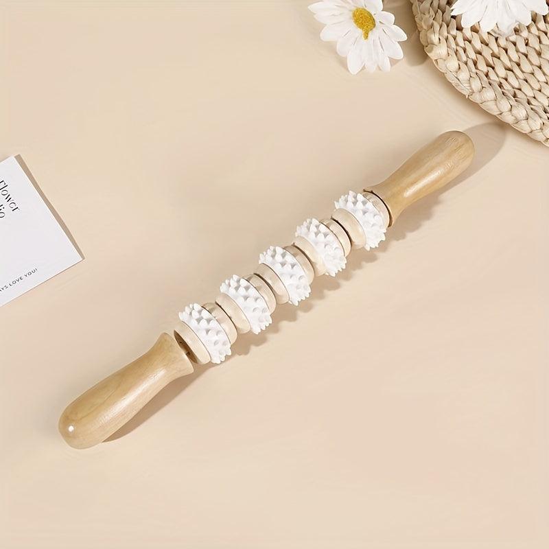 Wooden Massage Roller Stick for Muscle Relaxation