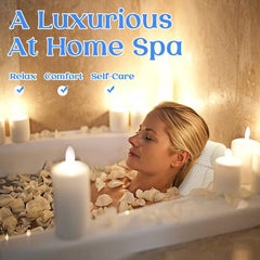 Luxury Bath Pillow with Non-Slip Suction Cups