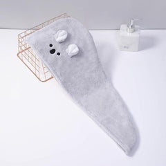 Microfiber Hair Towel - Absorbent Dry Hair Towel Head Towel for Ladies and Girls