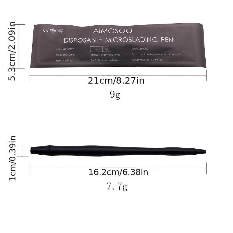 10pcs Microblading Pen Professional Double Headed Disposable Manual Tattoo Pen