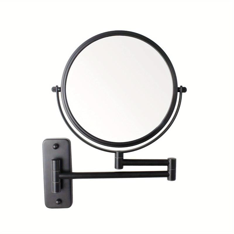 10X Magnification Wall Mounted Makeup Mirror 360 Swivel Extendable Arm