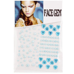 Pearl Stickers Acrylic Peach Heart Stickers