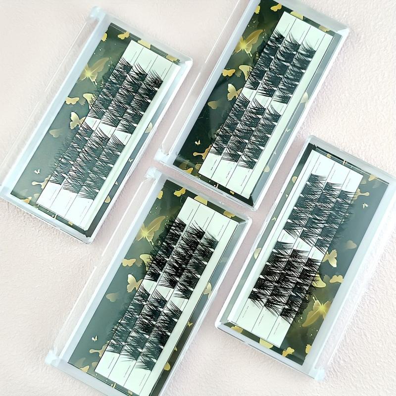 DIY Eyelash Extension Kit with Mascara Brush, Glue, Applicator