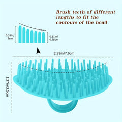 2pcs Scalp Massager Shampoo Brush Hair Cleaning Exfoliating Scalp Massage