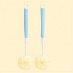 2Pcs Telescopic Back Scrubber Mesh Sponge Brush