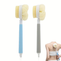 2Pcs Telescopic Back Scrubber Mesh Sponge Brush