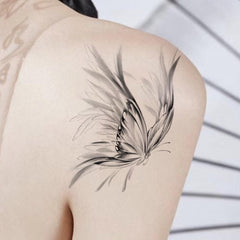 Waterproof Butterfly Temporary Tattoo - Easy to Apply