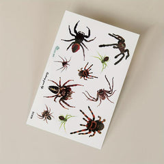 Halloween Spider Pattern Arm Temporary Tattoo Sticker