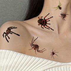 Halloween Spider Pattern Arm Temporary Tattoo Sticker