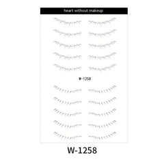 1pc Lower Eyelash Tattoo Sticker Waterproof False Eyelash Temporary Disposable