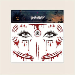 Halloween Tattoos Simulation Wound Scar Blood Mark Pattern Temporary Tattoo