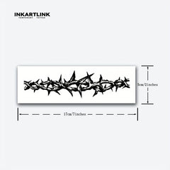 Thorns Temporary Tattoo Lasts 1-2 Weeks