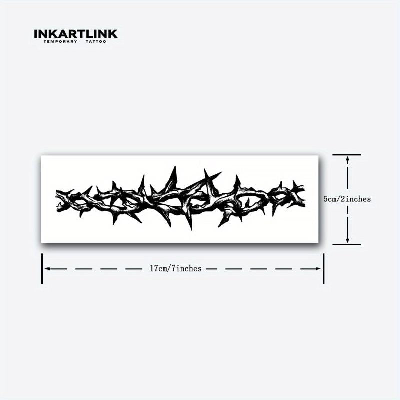 Thorns Temporary Tattoo Lasts 1-2 Weeks