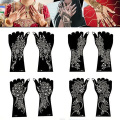 2 Sheets Tattoo Template DIY Long Lasting Waterproof Halloween Makeup