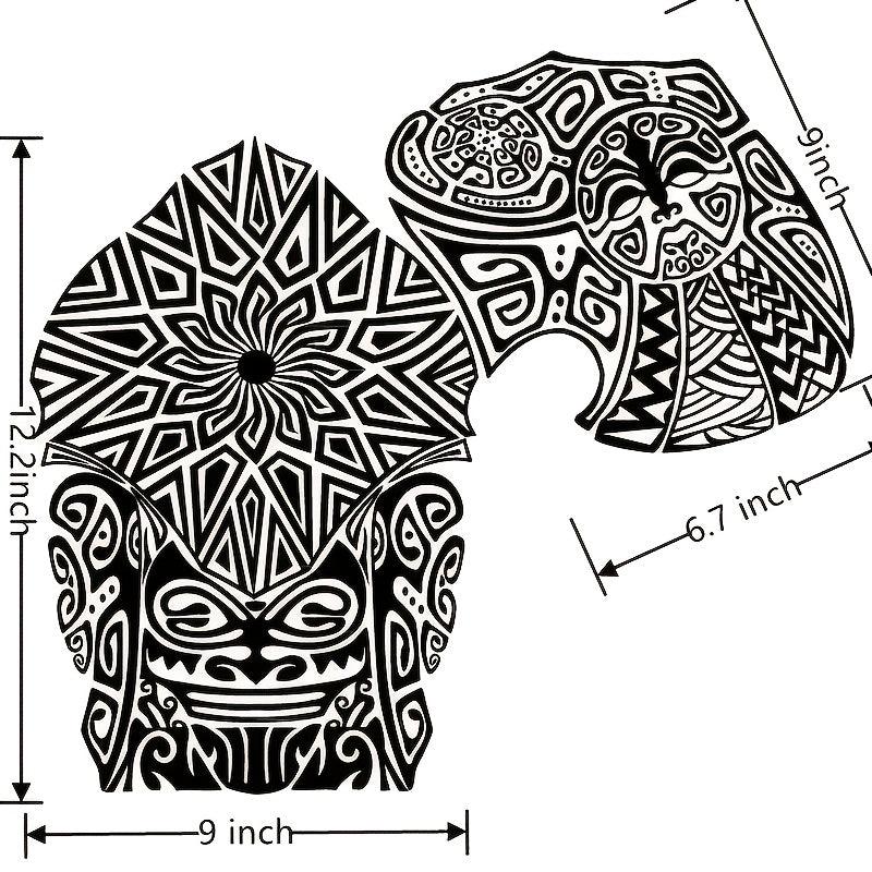 Waterproof Temporary Tattoos for Chest Arm - Easy to Clean and Long Lasting