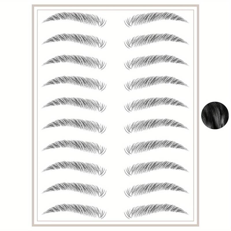 Peel Off Waterproof Eyebrow Stickers for Women and Men