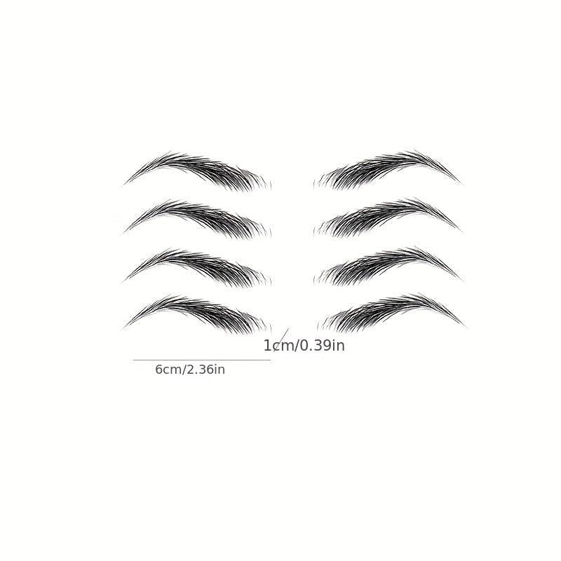 Peel Off Waterproof Eyebrow Stickers for Women and Men