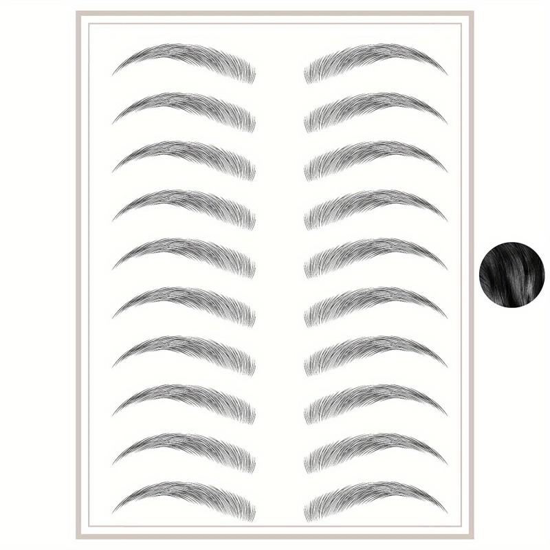 Peel Off Waterproof Eyebrow Stickers for Women and Men