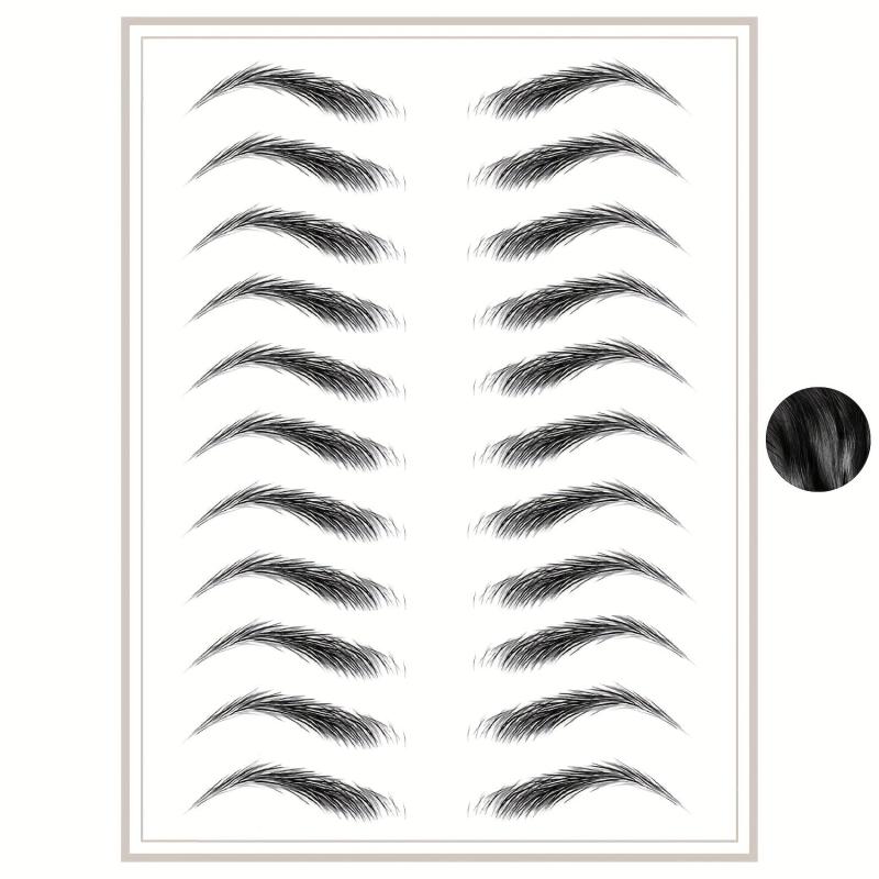 Peel Off Waterproof Eyebrow Stickers for Women and Men