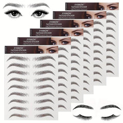 Peel Off Waterproof Eyebrow Stickers for Women and Men