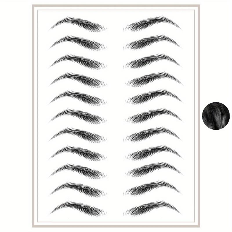 Peel Off Waterproof Eyebrow Stickers for Women and Men