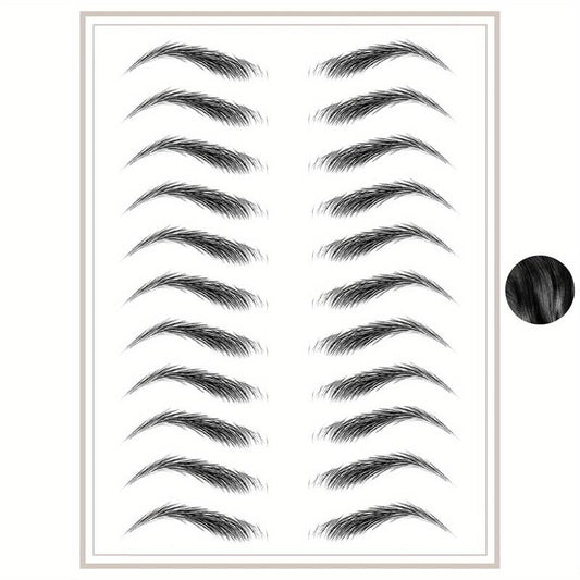 Peel Off Waterproof Eyebrow Stickers for Women and Men