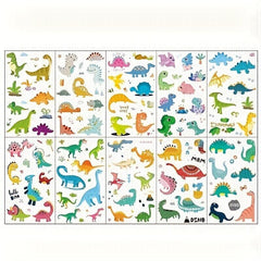 10 Pcs Butterfly Dinosaur Unicorn Tattoo Stickers for Boys Girls