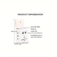 Eyebrow Thread with Ink Pre Inked Eyebrow Maker Line