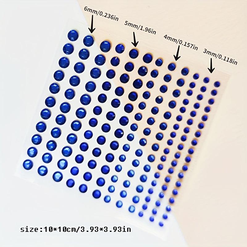 144 Pcs Eye Stickers Self-Adhesive Acrylic Crystal Sparkling Face Decoration
