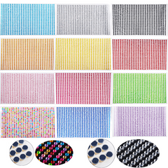 12PCS 3-5 Self-adhesive Gem Sticker Rhinestone Crystal For DIY Craft Nails