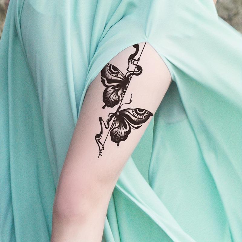 Butterfly Tattoo Sticker Waterproof Temporary Tattoo