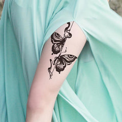 Butterfly Tattoo Sticker Waterproof Temporary Tattoo