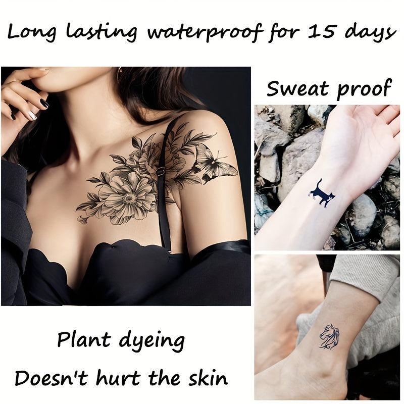 Waterproof Butterfly Tattoo Sticker 2-Week Temporary Tattoo Fun