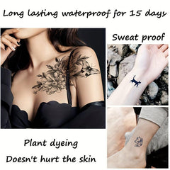 Waterproof Butterfly Tattoo Sticker 2-Week Temporary Tattoo Fun