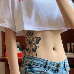 Waterproof Butterfly Tattoo Sticker 2-Week Temporary Tattoo Fun