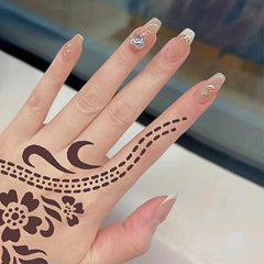 Waterproof Reusable Temporary Tattoo Stencils for Women