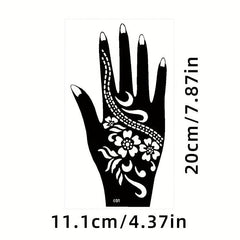 Waterproof Reusable Temporary Tattoo Stencils for Women