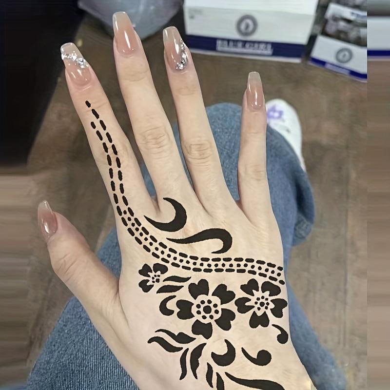 Waterproof Reusable Temporary Tattoo Stencils for Women
