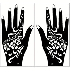 Waterproof Reusable Temporary Tattoo Stencils for Women
