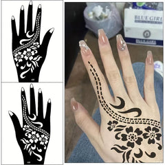 Waterproof Reusable Temporary Tattoo Stencils for Women