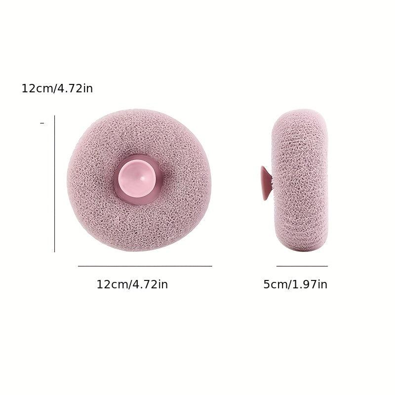 Body Scrubber Sponge with Suction Cup for Bathing