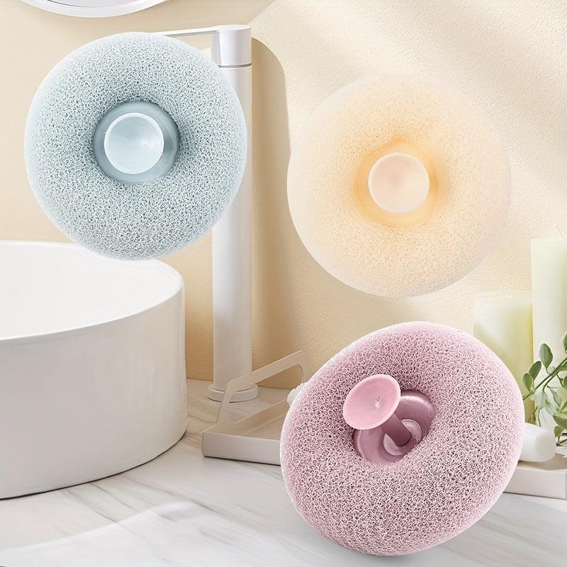 Body Scrubber Sponge with Suction Cup for Bathing