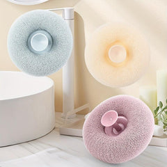 Body Scrubber Sponge with Suction Cup for Bathing