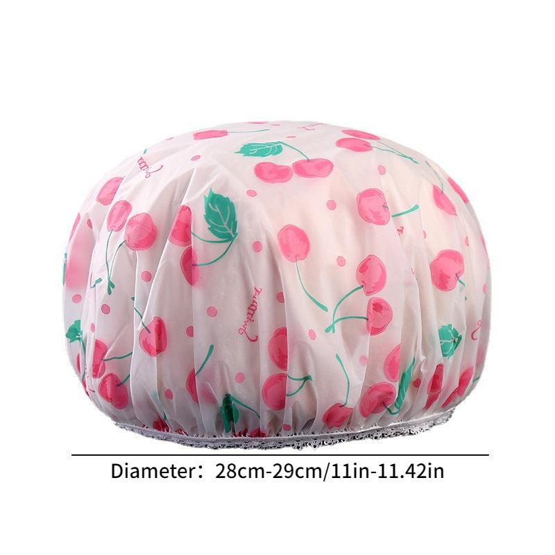Waterproof Shower Cap Reusable Bathing Hair Cap
