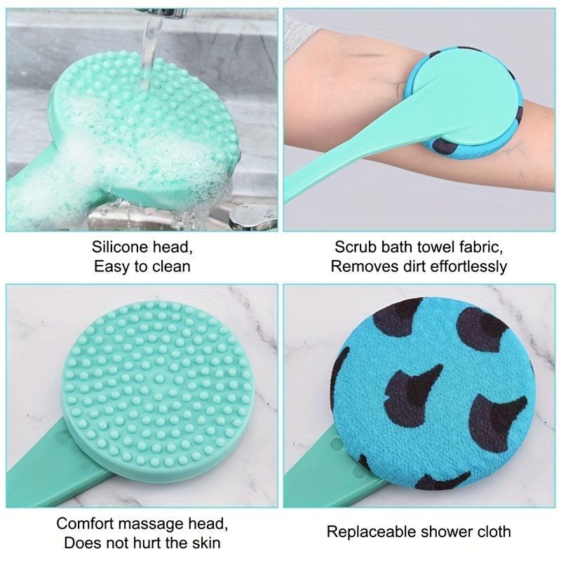 Long Handle Bath Sponge Shower Brush