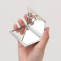Double Sided Foldable Handheld Mirror 1x & 2x Magnification