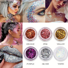 Sequin Gel Cream Glue Eye Makeup Fairy Mermaid Scales Shimmer Glitter