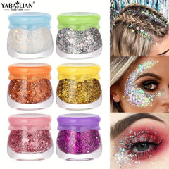 Sequin Gel Cream Glue Eye Makeup Fairy Mermaid Scales Shimmer Glitter