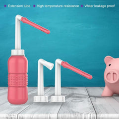 Hot Pink Travel Bidet & Private Parts Washer 2 in 1 Feminine Care Peri Bottle